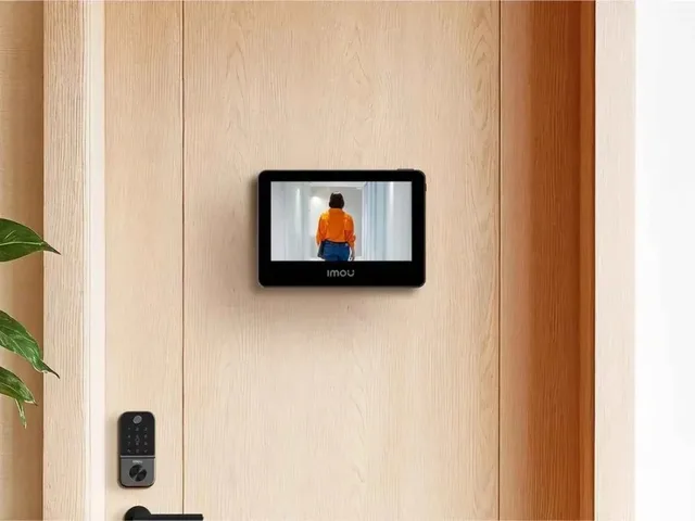 Vizor de Usa cu Camera 5MP si cu Ecran Interior 4.3Inch Detectare Persoane Wi-Fi Negru 5