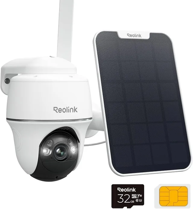 Cameră 4G LTE 4MP Acumulator Solar