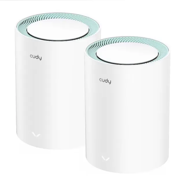 Gigabit MESH 2.4GHz/5Ghz AC1200 Mesh Wi-Fi System M1300 2 PCS CUDY