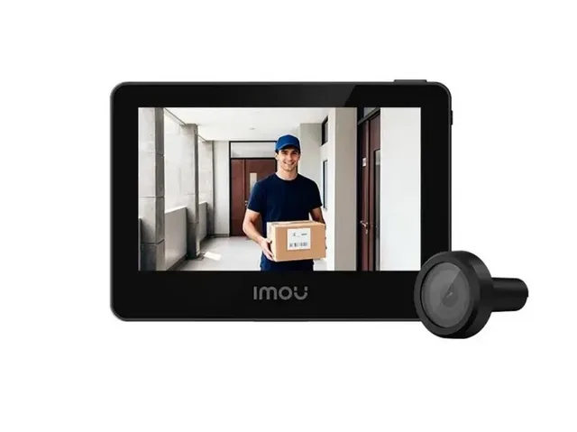 Vizor de Usa cu Camera 5MP si cu Ecran Interior 4.3Inch Detectare Persoane Wi-Fi Negru