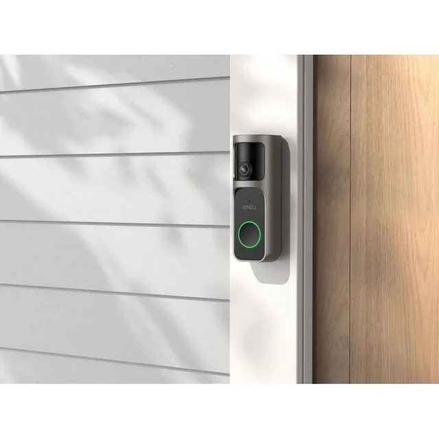 Set Sonerie Video Smart IMOU DS3 Camera Panoramica 4MP Wi-Fi Gri/Negru 4