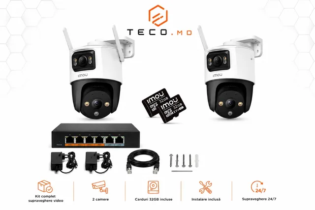 Set Imou Cruiser Dual 2 Pro Aurora 4+4MP